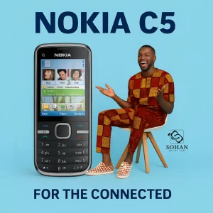 Nokia C5 AI Poster Design with Model