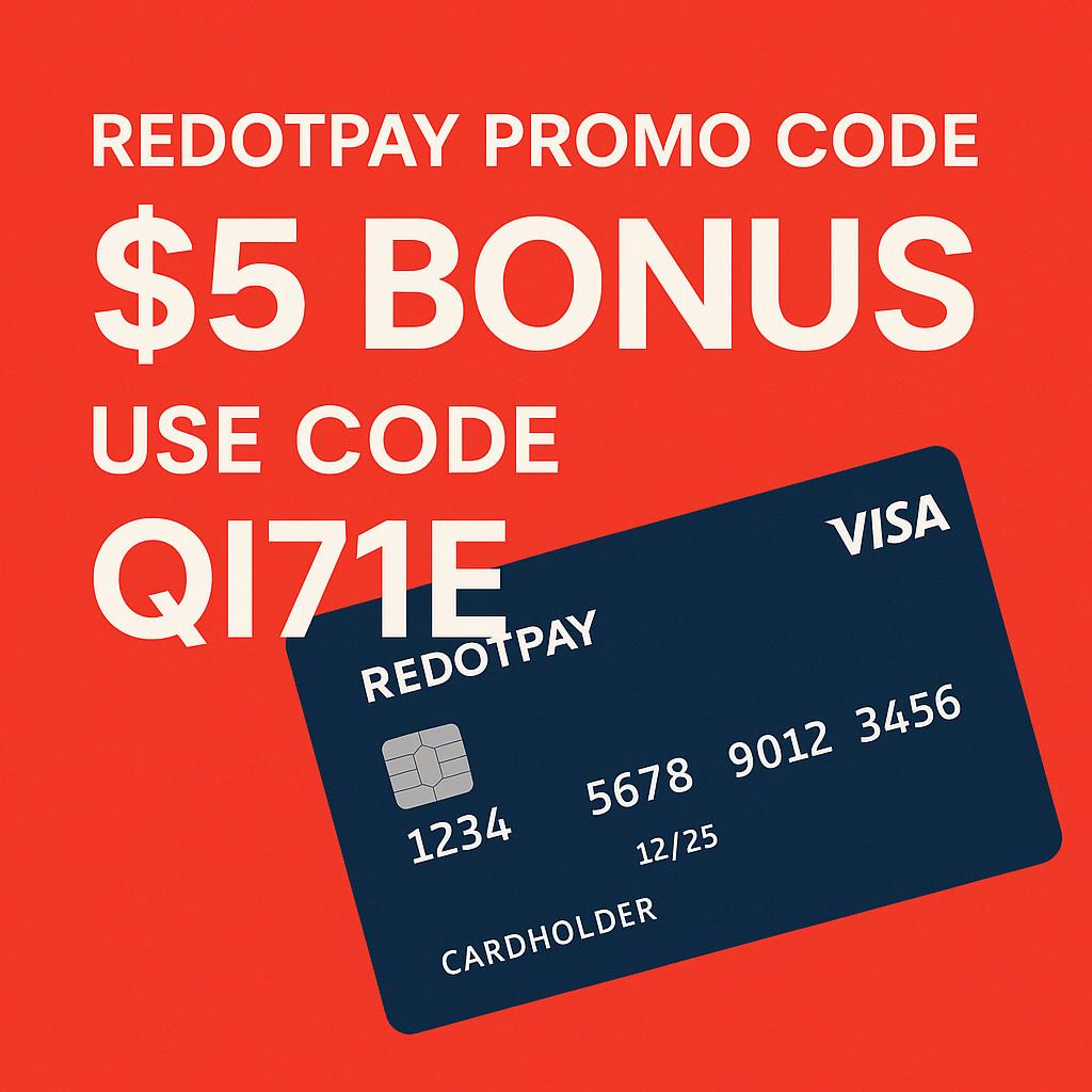 RedotPay Promo-Code 2025 Get-$5-Free Bonus Sohan Online Shop